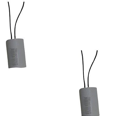 KIT 2 CAPACITOR 60X250V 2 FIOS METALIZADO TRIO