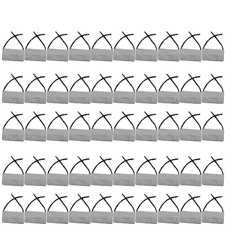 KIT 10 CAPACITOR 2 FIOS QUADRADO 6UF X 250 400V TRI