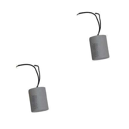 KIT 2 CAPACITOR 50X250/400V 2 FIOS METALIZADO TRI