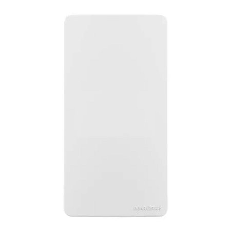 PLACA P/ CONDULETE CEGA 1" C/ SUPORTE SLEEK BRANCO