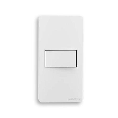 CONJUNTO CONDULETE 1" 1 INTERRUPTOR  SUPORTE SLEEK BRANCO