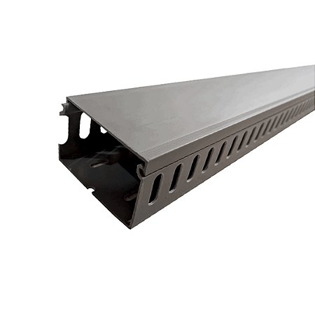 CANALETA VENTILADA CINZA 50X80 X2000MM (AxLxC) LUKMA