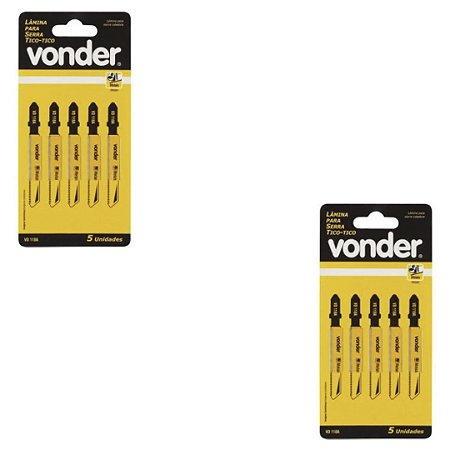 KIT 02 LAMINA P/ SERRA TICO-TICO VD 118A COM 5 VONDER