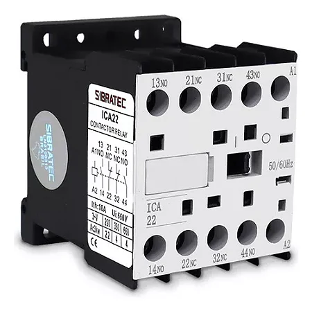 MINICONTATOR ICA22 02NA+02NF 380V 60HZ SIBRATEC