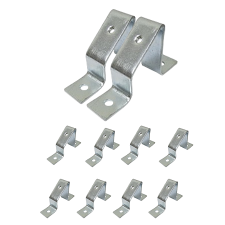 KIT 10 SUPORTE P/TRILHO DIN 45° INCLINADO SIBRATEC