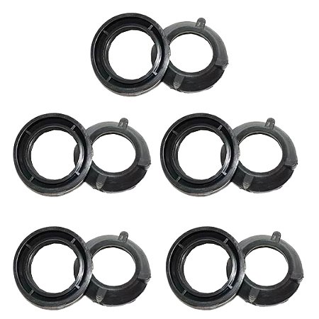 Kit Com 5pçs - Jogo Arruela/bucha Pvc 5x3'' Pol