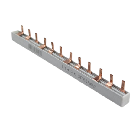 KIT 5 BARRAMENTO PENTE TRIPOLAR 12 PINOS 22,5CM STARK