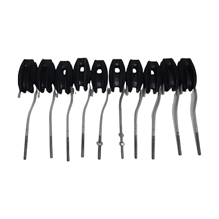 KIT 10 ESTICADOR GANC X OLHAL 1/4 C/ ROSCA