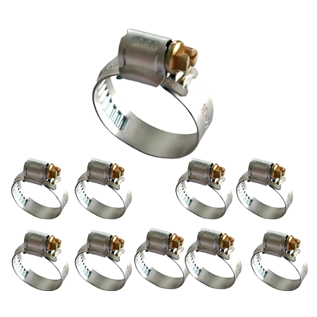 KIT 10 ABRACADEIRA 5/8" 13-16MM SEM FIM REFORÇADA