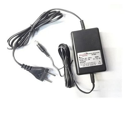 FONTE 9V 2A (-) CHAV. ESTABILIZADA