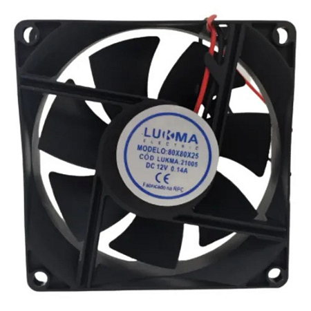 MICROVENTILADOR 80X80X25 - 24V LUKMA