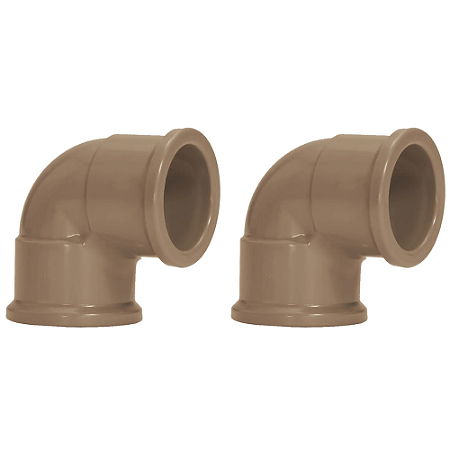 KIT 2 JOELHO 90 SOLDAVEL 60MM  2" AMANCO