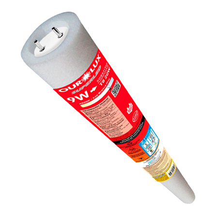 LAMPADA SUPERLED TUBULAR T8 9W BIVOLT 6500K OUROLUX
