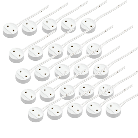 KIT 25 SOQUETE FLUOR LAMP TUBULAR T8  C/ RABICHO