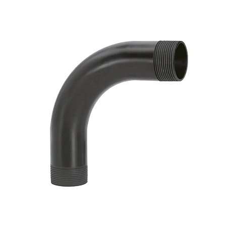 CURVA 2.1/2" 90 DE PVC ROSCA PRETA