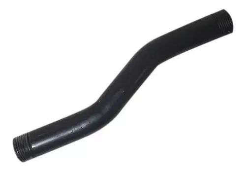 CURVA 1.1/2" S PVC ROSCA PRETA