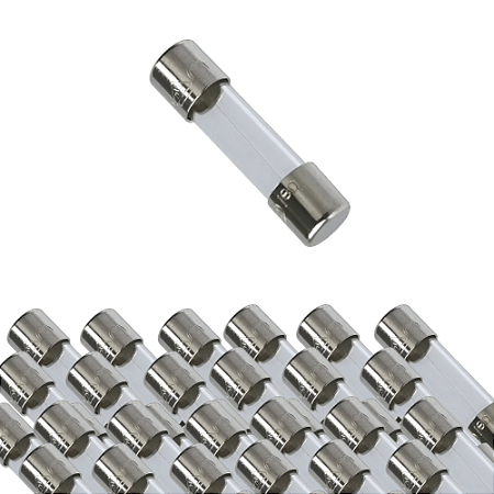 KIT 100 FUSIVEL VIDRO PEQUENO 1A