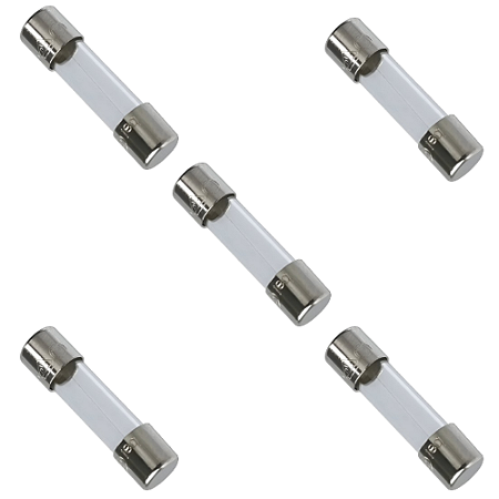 KIT 5 FUSIVEL VIDRO PEQUENO 15A