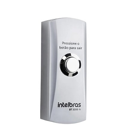 BOTOEIRA ACIONADOR ABERT INOX SOBREP CAIXA BT 3000 INTELBRAS
