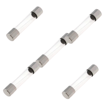KIT 5 FUSIVEL VIDRO PEQUENO 0.25