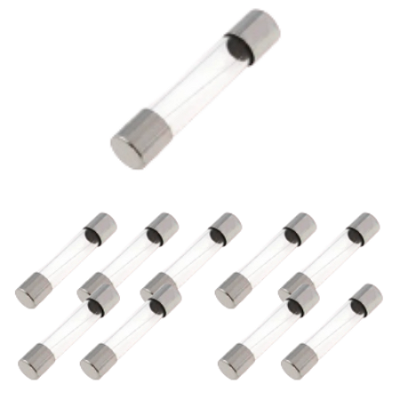 KIT 10 FUSIVEL VIDRO GRANDE 30A