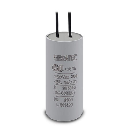 CAPACITOR PERMANENTE COM CABO 60,0 UF/250V