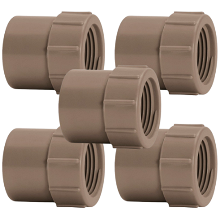 KIT 5 LUVA SOLDAVEL/ROSCA 32MMX1" AMANCO