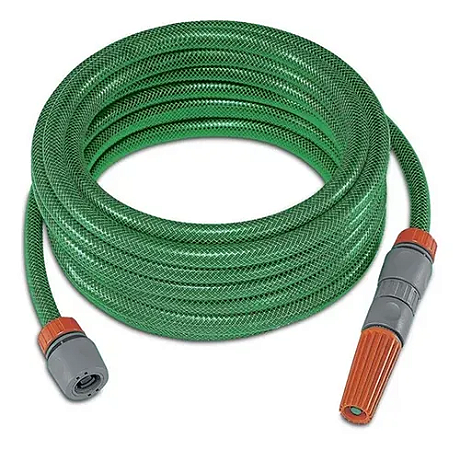 kit 25 mt  Mangueira Jardim Especial Flex PVC  Tramontina