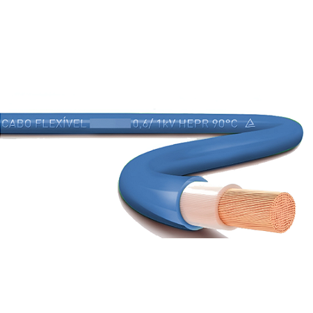 KIT 25MT CABO FLEXIVEL 35,00 MM AZ CORFIO