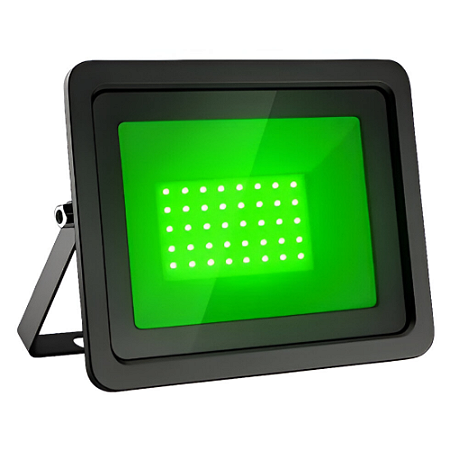 REFLETOR LED  30W VERDE BIVOLT