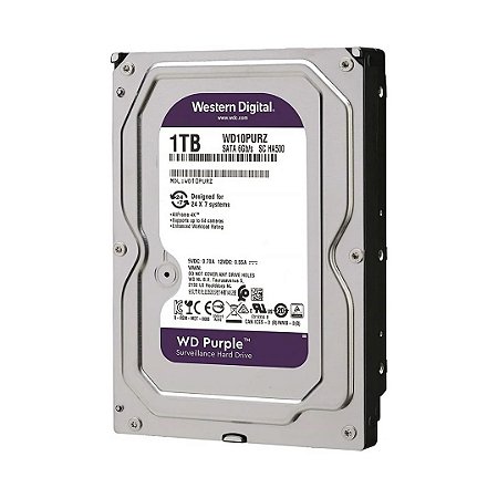 HD 1TB - WD PURPLE - WESTERN DIGITAL