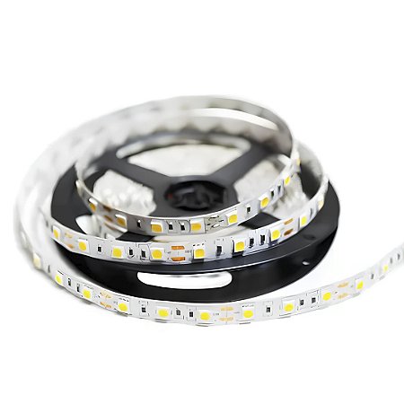 FITA LED 5M BRANCO FRIO 6500K IP65 PROVA DAGUA