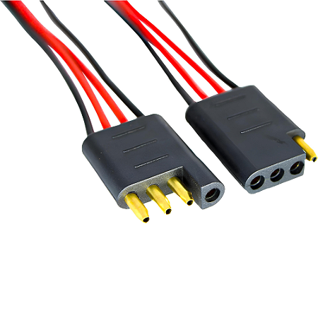 CHICOTE AUXILIAR QUATRO VIAS / FIO 1MM