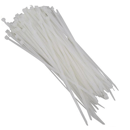 ABRACADEIRA NYLON 2,5 X 200MM BRANCA 954 VONDER PCT COM 500 PCS''