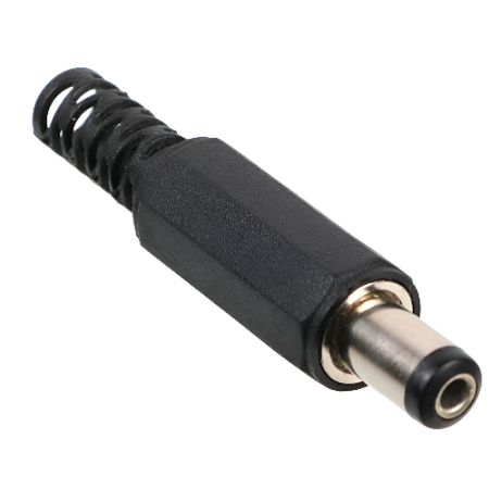 PLUG P4 2,1 MM PRETO