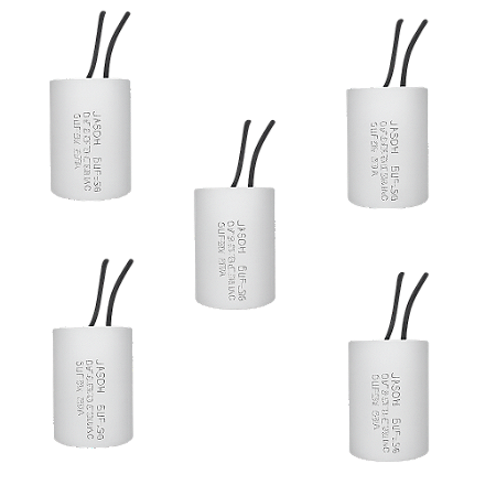 05 CAPACITOR PORTAO ELETRÔNICO 30X250V 2 FIOS METALIZADO TRI