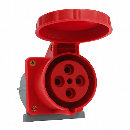 TOMADA INDUST SOB 3P+T 63A-6H 380V