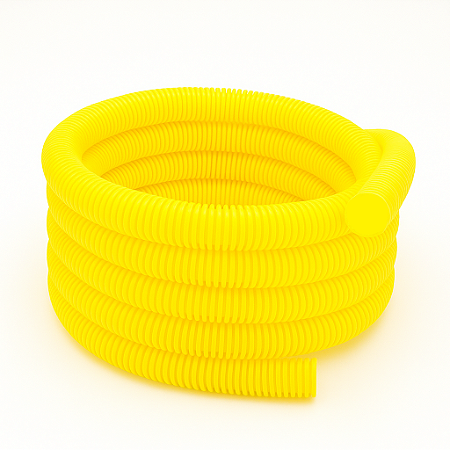 KIT 10MT ELETRODUTO CORRUGADO 1/2" AMARELO
