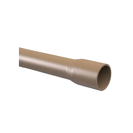 TUBO PVC SOLD 40MMX1MT MARROM  AMANCO