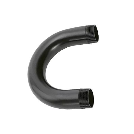 CURVA 1.1/2 180 PVC ROSCA PRETA