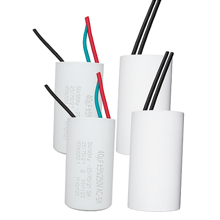CAPACITOR VENTILADOR 110 220 3 FIO 4+6 UF X 250V  + 10X250V