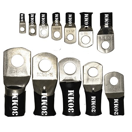 KIT ESPAGUETE TERMO-RETRÁTIL 6MM ATÉ 30MM (PARA TERMINAL)