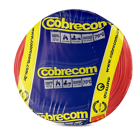 ROLO CABO FLEXIVEL 1,5MM VM 750V  100 METROS COBRECOM