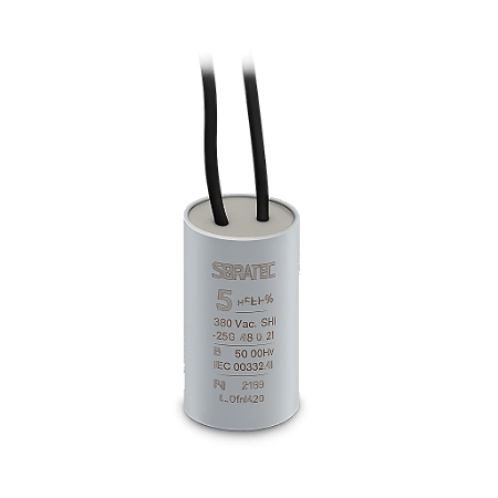 CAPACITOR PERMANENTE COM CABO 5,0 UF/380V
