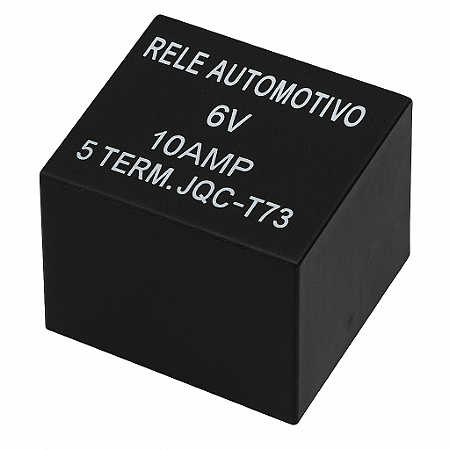 RELE AUTOMOTIVO 6V 10AMP 5 TERM.JQC-T73