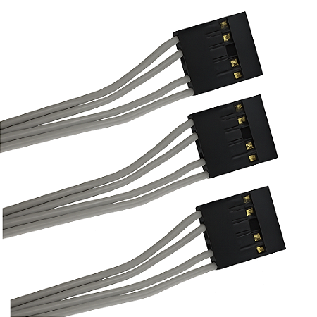 KIT 3 CABO FLAT 5 VIAS C/RABICHO PLASTIGARÇA