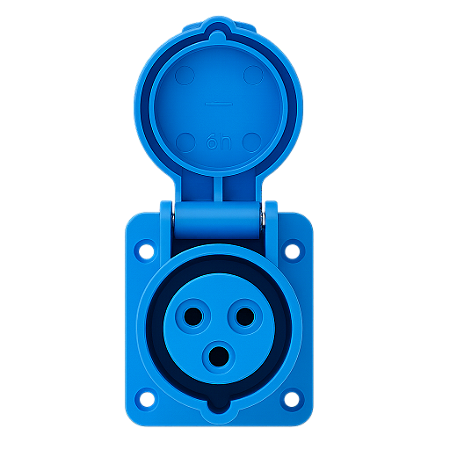 TOMADA INDUST EMBUT 2P+T 16A/4H 220 AZ