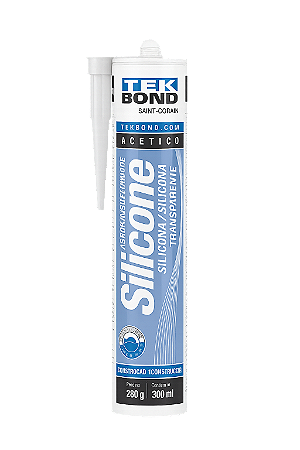 SILICONE ACETICO 280G TRANSP TEK BOND