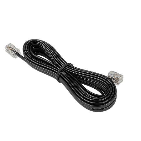 CABO LISO PRETO 2M P/TELEFONE