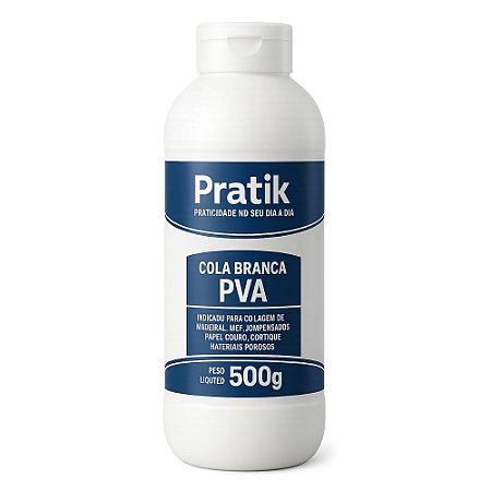 COLA BRANCA PVA 500G PRATIK
